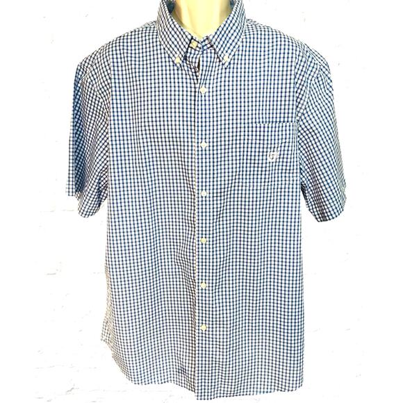 Chaps Easy Care Soft Short Sleeve Button Down Shirt Men's Sz XXL - Picture 1 of 4